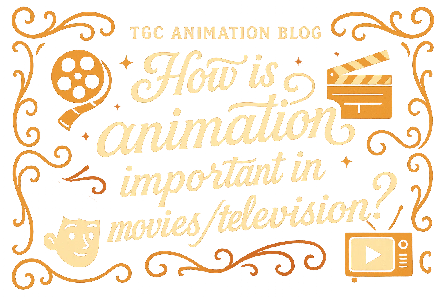 How is animation important in movies/television?